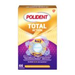 Polident - Total action nettoyant quotidien pour prothèses dentaires 66 cp