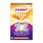 Polident - Total action nettoyant quotidien pour prothèses dentaires 66 cp