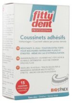 Fittydent - Coussinets auto-adhésifs 15 coussinets