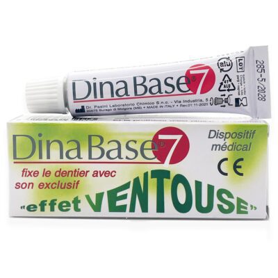 Dinabase 7 - Gel adhésif fixation/stabilisation du dentier