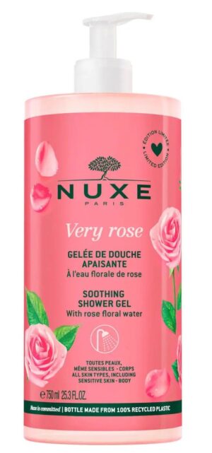 Nuxe - Gelée de douche apaisante very rose 750ml