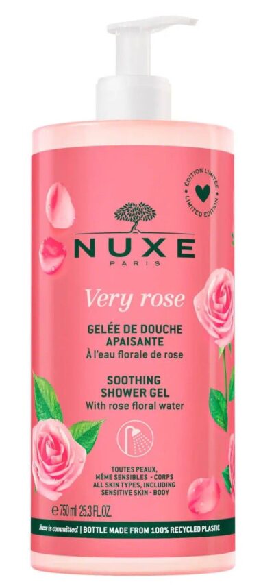 Nuxe - Gelée de douche apaisante very rose 750ml