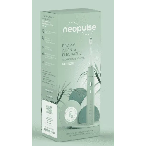 Neopulse - Brosse à dents électrique sonique verte