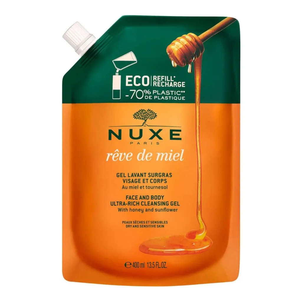 Nuxe - Recharge gel douche rêve de miel 400ml