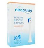 Neopulse - Tête de brosse à dents x4 extra souple