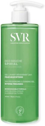 SVR - Déo-douche spirial gel lavant déodorant 24h 400ml