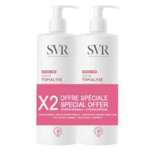 SVR - Crème topialyse peaux sensibles et sèches lot de 2x400ml