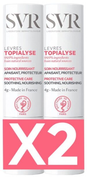 SVR - Topialyse Lèvres Lot de 2 x 4 g