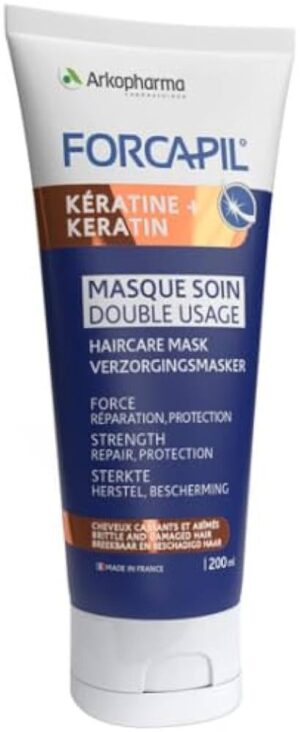 Forcapil - Masque soin double usage pour cheveux à la kératine 200ml
