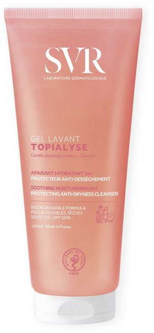 SVR - Gel lavant topialyse apaisant hydratant 200ml