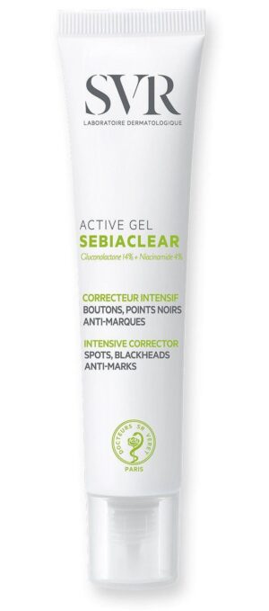 SVR - Gel sebiaclear correcteur intensif boutons/points noirs 40ml