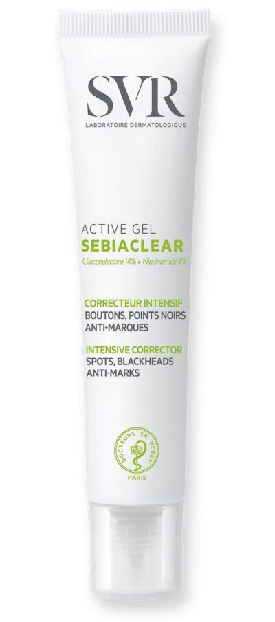 SVR - Gel sebiaclear correcteur intensif boutons/points noirs 40ml