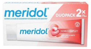 Meridol - Dentifrice soin complet gencives & dents sensibles lot de 2x75ml