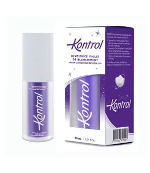 Kontrol - Dentifrice violet de blanchiment 30ml
