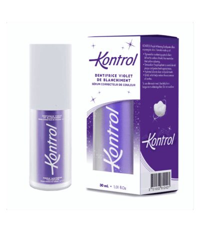 Kontrol - Dentifrice violet de blanchiment 30ml