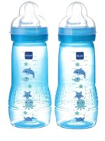 Mam - Biberons easy active 6+ mois débit très rapide lot de 2x330ml
