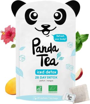 Panda tea - Infusion glacée Iced détox mangue parfum mangue 28 sachets