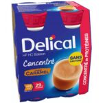 Delical - Boisson concentré HP HC goût caramel 4x200ml