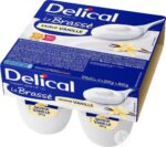 Delical - Brassé HP HC goût vanille 4x200g