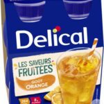 Delical - Boisson fruitée goût orange 4x200ml