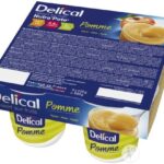 Delical - Dessert fruité nutra'pote goût pomme 4x125g