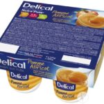 Delical - Dessert fruité nutra'pote goût pomme abricot 4x125g