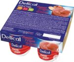 Delical - Dessert fruité nutra'pote goût pomme fraise 4x125g