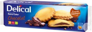 Delical - Biscuit fourré nutra'cake goût chocolat 3x3 pièces