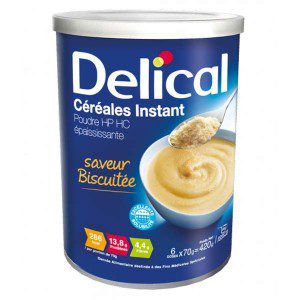 Delical - Céréales instant HP HC goût biscuitée 420g