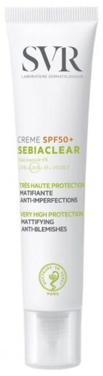SVR - Crème SPF50+ sebiaclear matifiante anti-imperfections 40ml