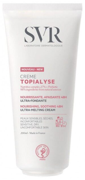 SVR - Crème topialyse nourrissante apaisante 200ml