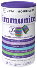 Upsa - Gummies immunité Vitamine D, C, E... 30 gummies