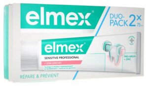 Elmex - Sensitive Professional + Soin Gencives Lot de 2 x 75 ml