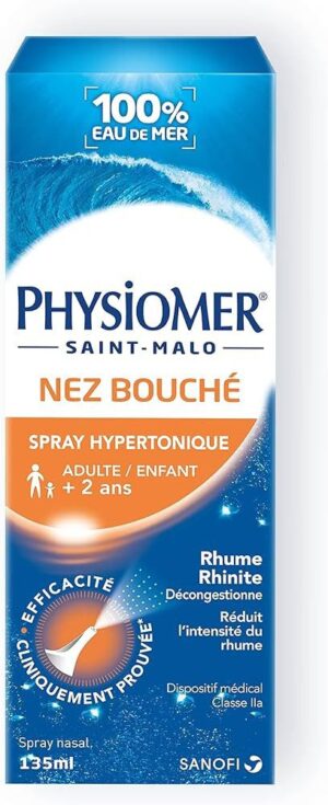 Physiomer - Spray hypertonique nez bouché 135ml