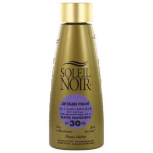 Soleil noir - Lait solaire vitaminé anti-âge SPF30 150ml
