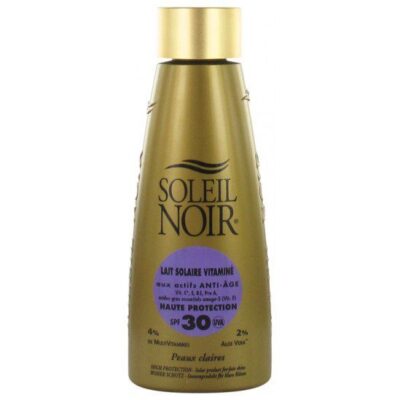 Soleil noir - Lait solaire vitaminé anti-âge SPF30 150ml