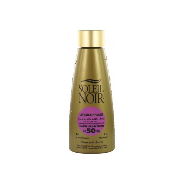 Soleil noir - Lait vitaminé anti-âge SPF50 150ml
