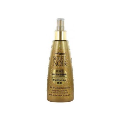 Soleil noir - Huile sèche vitaminée anti-âge pailletée OR