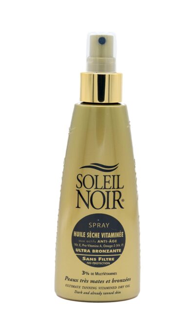 Soleil noir - Huile sèche vitaminée anti-âge sans filtre 150ml