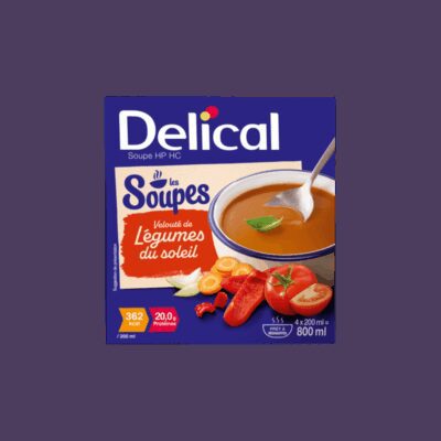 Delical - Velouté HP HC de légumes du Soleil 4x200ml