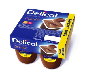 Delical - Crème dessert HP HC sans lactose goût chocolat