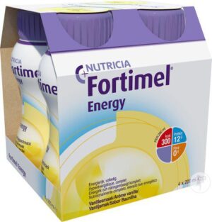 Fortimel - Energy Vanille Bouteilles 4x200ml