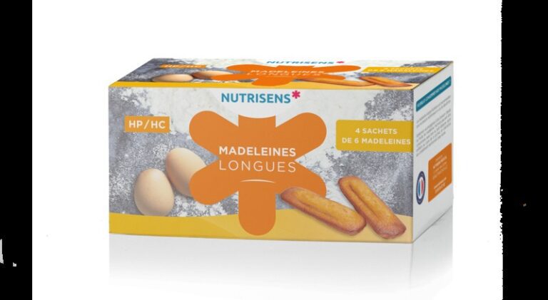 Nutrisens - Madeleines longues riche en protéine/calories 4x6sachets