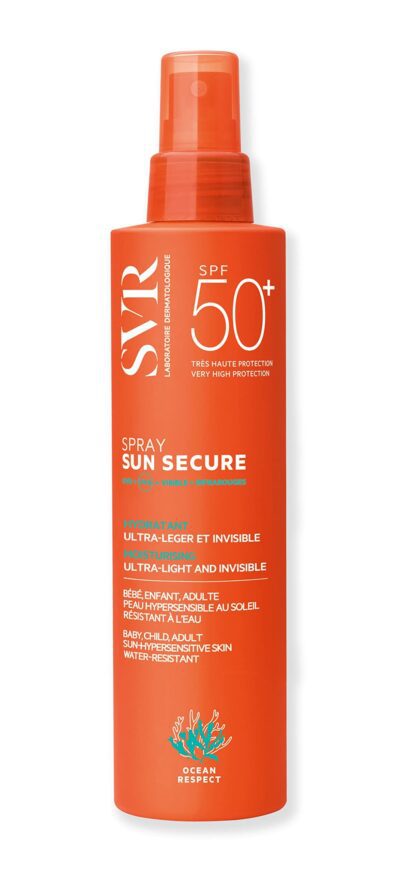 SVR - Spray solaire ultra-léger et invisible hydratant SPF50+ 200ml