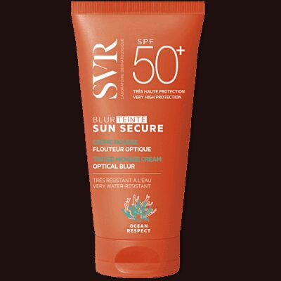SVR - Crème mousse solaire flouteur optique teinté SPF50+ 50ml