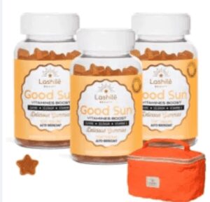 Lashilé - Lot de 3 boîte gummies Good Sun auto-bronzant 60 pièce par unité