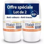 Etiaxil-Déodorant Douceur 24H Roll-On Lot de 2 x 50 ml