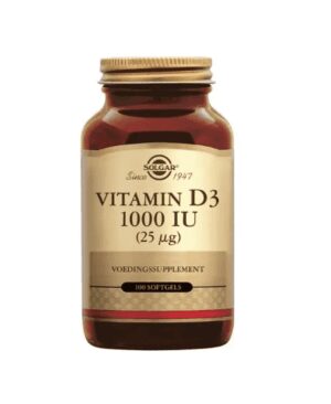 Solgar Vitamine D3 1000 UI - 100 comprimés à croquer