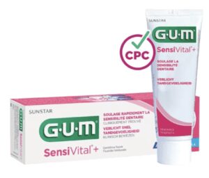 GUM SENSIVITAL+ Dentifrice Fluoré 75ml