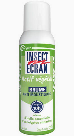 Insect Ecran - Brume Anti-Moustiques Actif d'Origine Végétale 100 ml